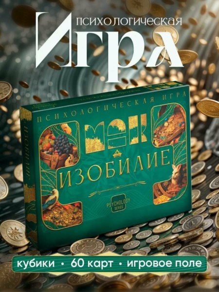 Психологическая игра «Изобилие», 60 карт (7 х 12 см)